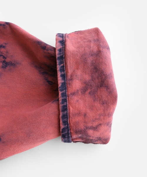 minsobi（ミンソビ）の「タイダイデニムバルーンパンツ（デニムパンツ・メンズ・パープル/ピンク・FREE）」の9枚目の写真