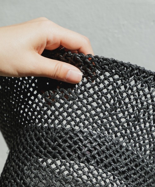 Kastane（カスタネ）の「メッシュバケットハット（ハット・レディース・ブラック/ライトベージュ・FREE）」の7枚目の写真