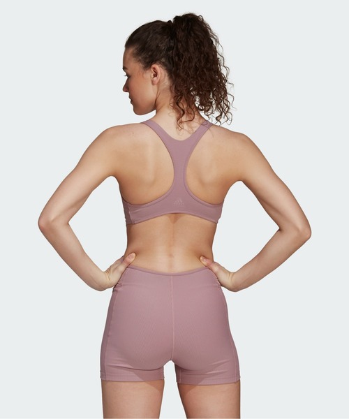 adidas(アディダス)の「ヨガ フォー エレメンツ リブワンジー / アディダス(レディース)(つなぎ/オールインワン・レディース・ピンク系その他2・SMALL/MEDIUM/LARGE)」の4枚目の写真
