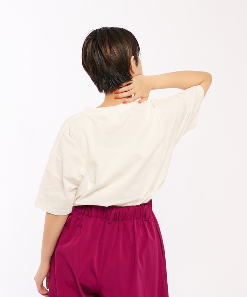 ear PAPILLONNER（イアパピヨネ）の「【Goodwear】別注アニマルTシャツ（Tシャツ/カットソー・レディース・ホワイト/ホワイト系その他/ホワイト系その他2・FREE）」の6枚目の写真