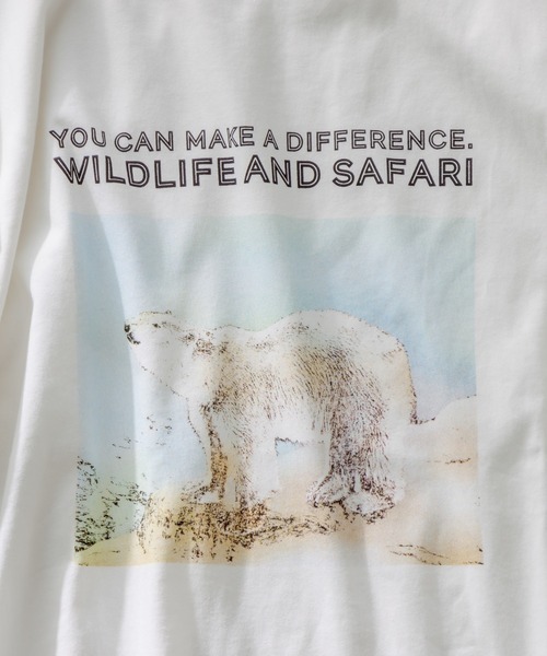 ear PAPILLONNER（イアパピヨネ）の「【Goodwear】別注アニマルTシャツ（Tシャツ/カットソー・レディース・ホワイト/ホワイト系その他/ホワイト系その他2・FREE）」の20枚目の写真