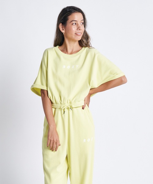 ROXY(ロキシー)の「IN THE GROOVE CROP S/ロキシー半袖Tシャツ(Tシャツ/カットソー・レディース・ベージュ/ブラック/グリーン・MEDIUM/LARGE/SMALL)」の11枚目の写真