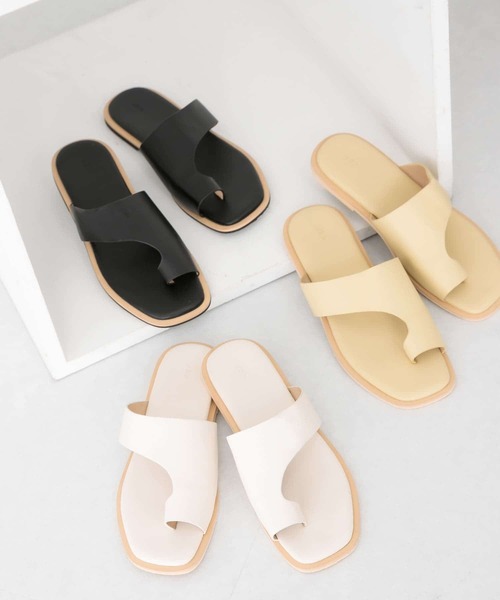 KBF(ケイビーエフ)の「トングサンダル(サンダル・レディース・グリーン/アイボリー/ブラック・36/37/38)」の6枚目の写真