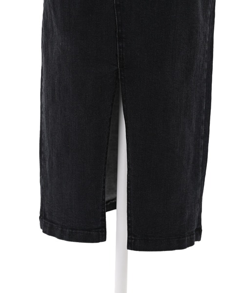 Narcissus（ナルシス）の「【Narcissus】ブラックデニムタイトスカート（デニムスカート・レディース・ブラック・FREE）」の3枚目の写真