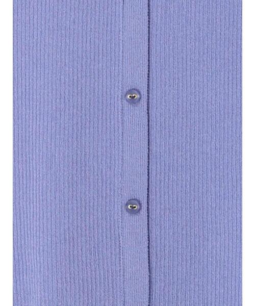 Te chichi（テチチ）の「リブニットタンクトップ（タンクトップ・レディース・パープル/ブラック/オフホワイト/キナリ・ﾌﾘ-）」の11枚目の写真