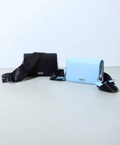 X-girl（エックスガール）の「CROSS BODY BAG/コンパクト ミニ