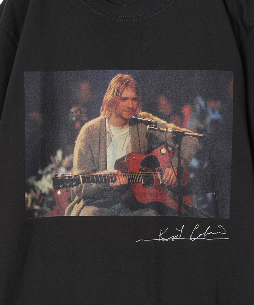 ADAM ET ROPE'(アダムエロペ)の「【KURT COBAIN×10 Culture】BIG PHOTO T(Tシャツ/カットソー・メンズ・ホワイト/ホワイト系その他2/ホワイト系その他/ブラック系その他/ブラック/ブラック系その他2・L/M/XL)」の16枚目の写真