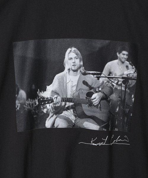 ADAM ET ROPE'(アダムエロペ)の「【KURT COBAIN×10 Culture】BIG PHOTO T(Tシャツ/カットソー・メンズ・ホワイト/ホワイト系その他2/ホワイト系その他/ブラック系その他/ブラック/ブラック系その他2・L/M/XL)」の18枚目の写真