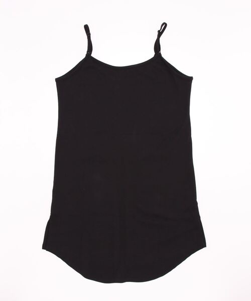 Fashion Letter(ファッションレター)の「フライスコットンレイヤードロングキャミソール(キャミソール・レディース・ブラック/オフホワイト/グレイッシュベージュ・LL/3L/M/L/4L)」の18枚目の写真