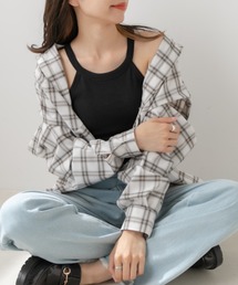 OLIVE des OLIVE | 肩開きゆるシャツ(シャツ/ブラウス)