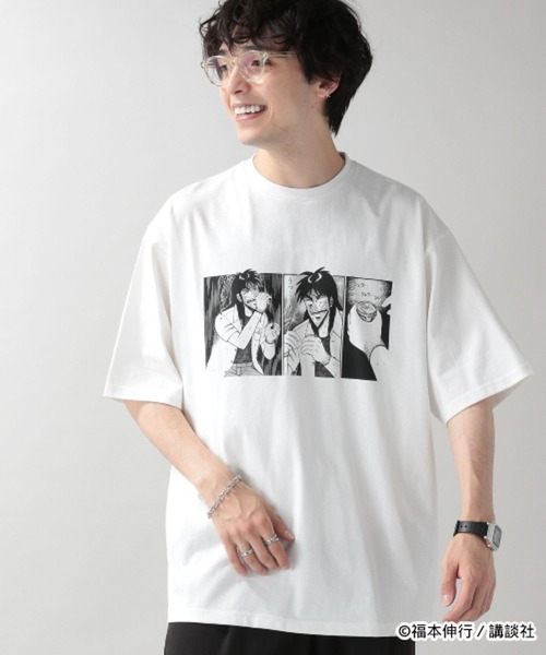 RAGEBLUE(レイジブルー)の「【カイジ】コラボプリントTシャツ(Tシャツ/カットソー・メンズ・ホワイト/ブラック・MEDIUM/LARGE)」の12枚目の写真