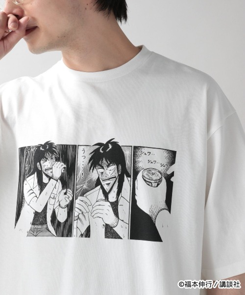 RAGEBLUE(レイジブルー)の「【カイジ】コラボプリントTシャツ(Tシャツ/カットソー・メンズ・ホワイト/ブラック・MEDIUM/LARGE)」の9枚目の写真