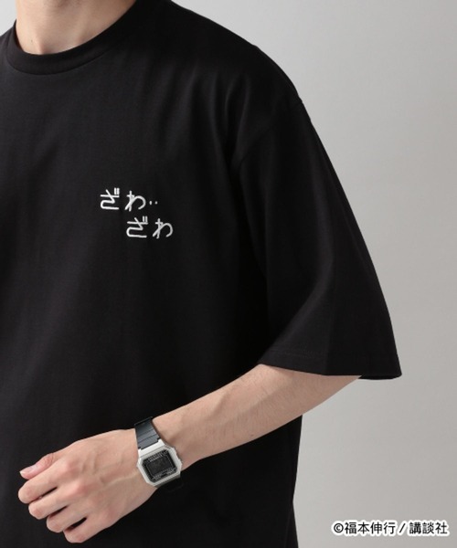 RAGEBLUE(レイジブルー)の「【カイジ】コラボプリントTシャツ(Tシャツ/カットソー・メンズ・ホワイト/ブラック・MEDIUM/LARGE)」の4枚目の写真