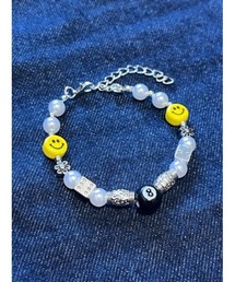 tone（トーン）の「【1004ST】麻雀×8ボール シルバー ブレスレット (MA)（ブレスレット）」
