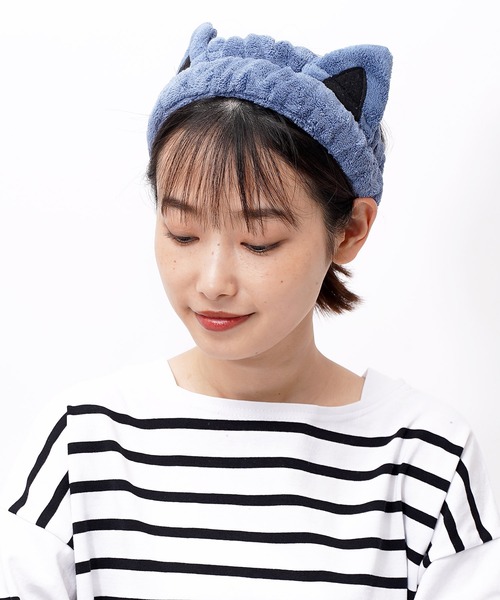 salle de bal（サルデバル）の「猫耳 ヘアバンド にゃんこ キャット ネコ ねこ CAT Cat ear hairband MEI（ヘアバンド・レディース・グレー/ホワイト/ベージュ/レッド・FREE）」の3枚目の写真