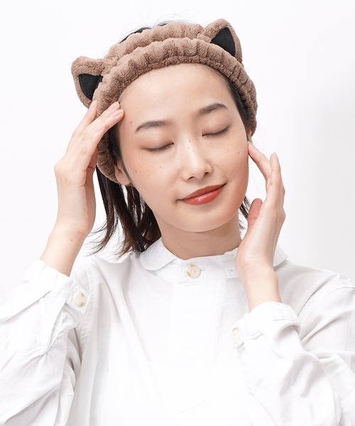 salle de bal（サルデバル）の「猫耳 ヘアバンド にゃんこ キャット ネコ ねこ CAT Cat ear hairband MEI（ヘアバンド・レディース・グレー/ホワイト/ベージュ/レッド・FREE）」の5枚目の写真