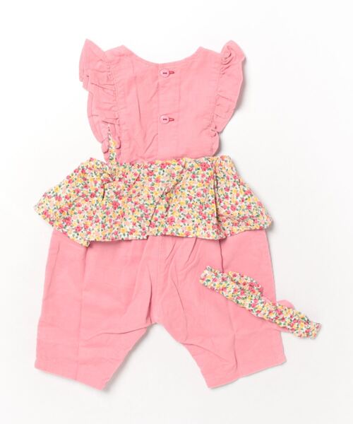 RAGMART（ラグマート）の「ヘアバンド＆サロペットセット（サロペット/オーバーオール・キッズ・ピンク/モカ/イエロー・80ｃｍ/70cm/90cm）」の12枚目の写真