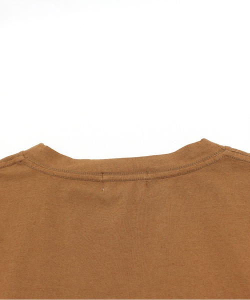 RNA-N(アールエヌエーエヌ)の「M1913 プレーティング天竺ロング丈ロングTシャツ(Tシャツ/カットソー・レディース・グレイッシュブルー/ブラウン/アイボリー/スミクロ・MEDIUM)」の19枚目の写真
