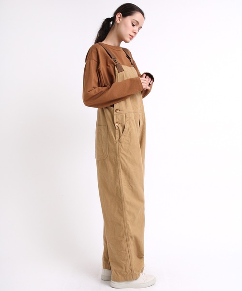 RNA-N(アールエヌエーエヌ)の「M1913 プレーティング天竺ロング丈ロングTシャツ(Tシャツ/カットソー・レディース・グレイッシュブルー/ブラウン/アイボリー/スミクロ・MEDIUM)」の13枚目の写真