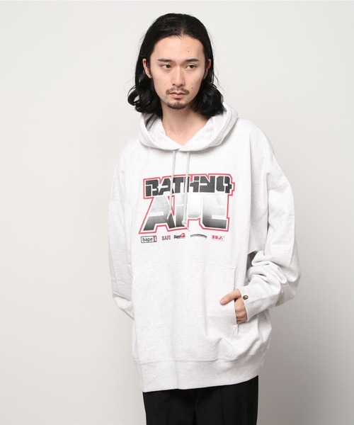 A BATHING APE（アベイシングエイプ）の「GRAPHIC #1 LOOSE FIT PULLOVER HOODIE M（パーカー・メンズ・グレー/ブラック・X-LARGE/LARGE/XX-LARGE/MEDIUM/SMALL）」の11枚目の写真