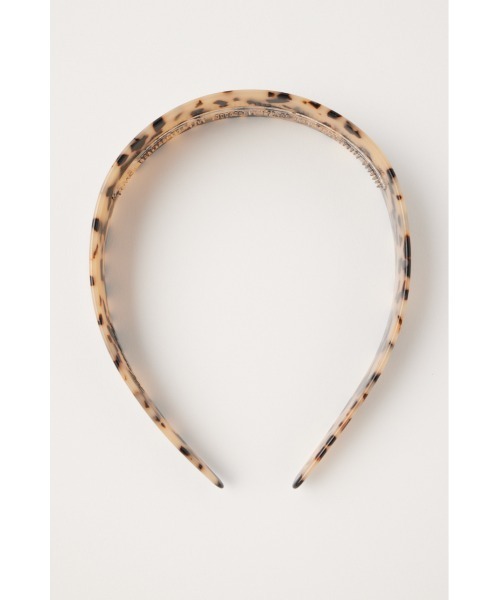 MOUSSY（マウジー）の「CLASSIC WIDE ヘッドバンド（カチューシャ・レディース・ベージュ/ブラウン・FREE）」の10枚目の写真