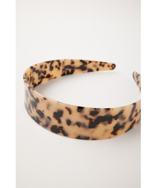 MOUSSY（マウジー）の「CLASSIC WIDE ヘッドバンド（カチューシャ・レディース・ベージュ/ブラウン・FREE）」の12枚目の写真