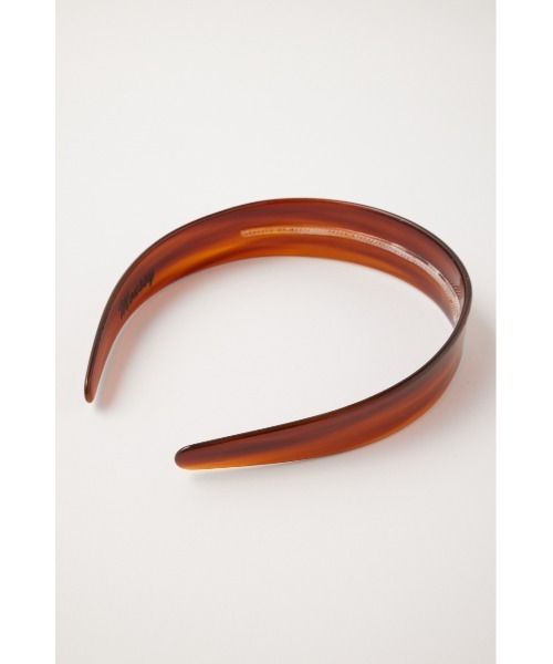 MOUSSY（マウジー）の「CLASSIC WIDE ヘッドバンド（カチューシャ・レディース・ベージュ/ブラウン・FREE）」の8枚目の写真