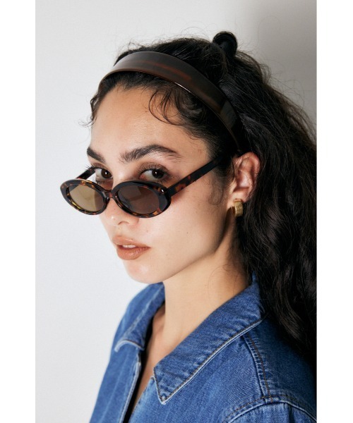 MOUSSY（マウジー）の「CLASSIC WIDE ヘッドバンド（カチューシャ・レディース・ベージュ/ブラウン・FREE）」の6枚目の写真