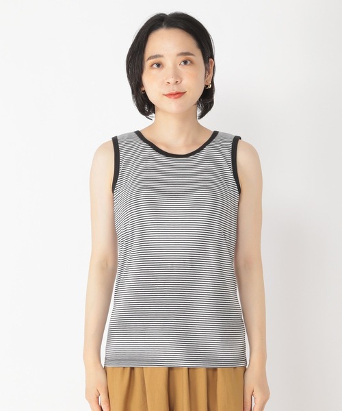 studio CLIP(スタディオクリップ)の「カップ付きタンクトップ(タンクトップ・レディース・ブラック/ブラウン/その他1・SMALL/MEDIUM/LARGE)」の5枚目の写真