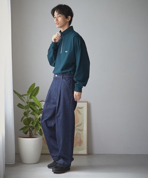 LOWRYS FARM(ローリーズファーム)の「GERRYハーフZIP 165507(パーカー・メンズ・オレンジ/ブルー/グリーン・MEDIUM/LARGE)」の21枚目の写真