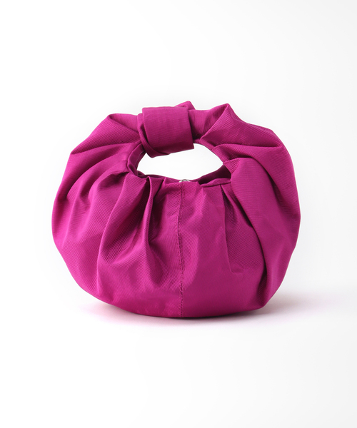 HELOYSE(エロイーズ)の「【HELOYSE/エロイーズ】 croissant shantung mini bag:ミニバッグ(ハンドバッグ・レディース・ピンク/ブラック・FREE)」の6枚目の写真