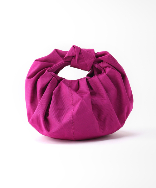 HELOYSE(エロイーズ)の「【HELOYSE/エロイーズ】 croissant shantung mini bag:ミニバッグ(ハンドバッグ・レディース・ピンク/ブラック・FREE)」の8枚目の写真