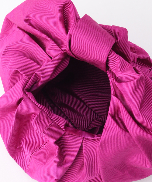 HELOYSE(エロイーズ)の「【HELOYSE/エロイーズ】 croissant shantung mini bag:ミニバッグ(ハンドバッグ・レディース・ピンク/ブラック・FREE)」の10枚目の写真