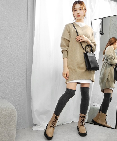 alala（アララ）の「コマンドソールレースアップ（ブーツ・レディース・ブラック/ブラウン/ベージュ・S/M/L/LL）」の21枚目の写真