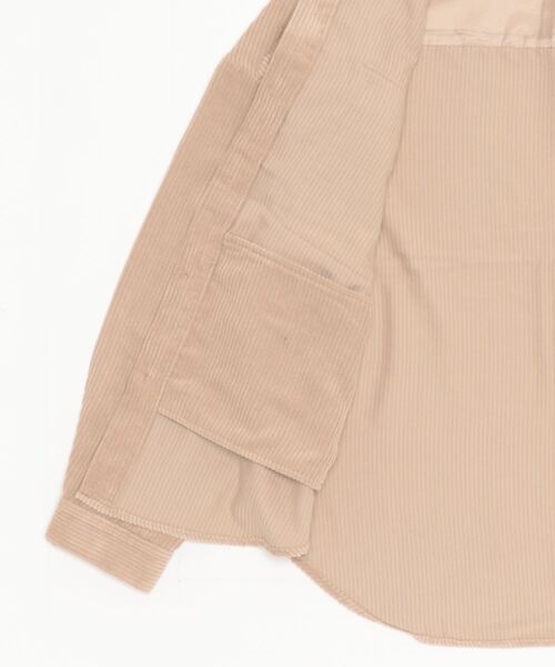 ARCADE（アーケード）の「オーバーサイズ コーデュロイ 太コールCPOジャケット（カバーオール・メンズ・ブラック/ブラウン/アイボリー/カーキ・L/M）」の7枚目の写真