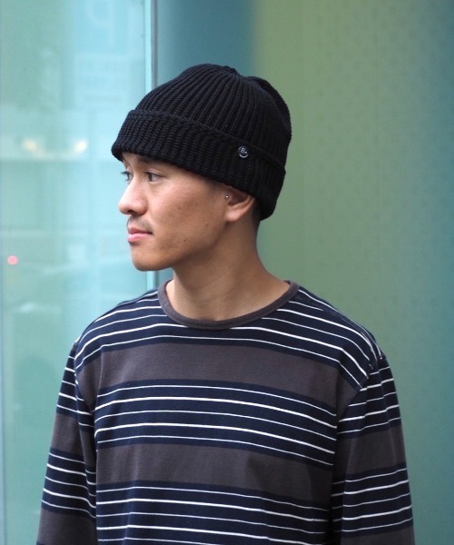 CPH(シーピーエイチ)の「CPH/シーピーエイチ/CUFF KNIT CAP GARDEN SP(ニットキャップ/ビーニー・メンズ・ホワイト/ブラック/ブラウン/ピンク/イエロー・F)」の10枚目の写真