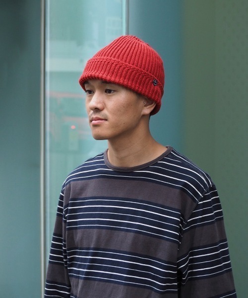 CPH(シーピーエイチ)の「CPH/シーピーエイチ/CUFF KNIT CAP GARDEN SP(ニットキャップ/ビーニー・メンズ・ホワイト/ブラック/ブラウン/ピンク/イエロー・F)」の6枚目の写真