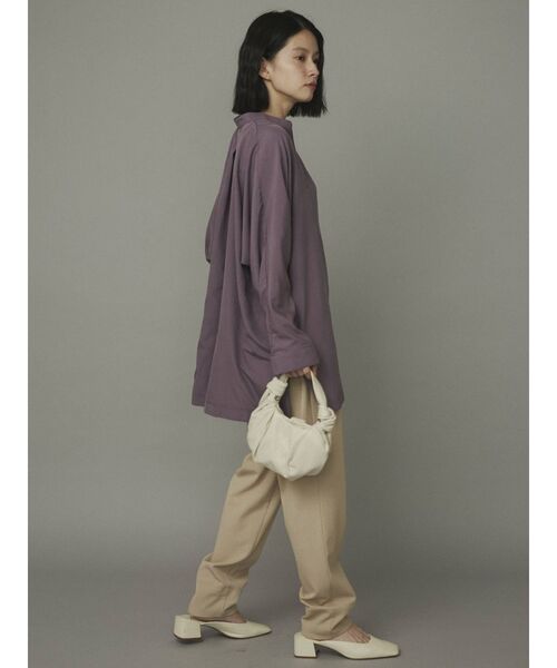 COTORICA（コトリカ）の「スキッパードルマンルーズシャツ（シャツ/ブラウス・レディース・ブラック/パープル/オフホワイト・FREE）」の10枚目の写真