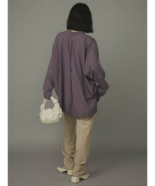 COTORICA（コトリカ）の「スキッパードルマンルーズシャツ（シャツ/ブラウス・レディース・ブラック/パープル/オフホワイト・FREE）」の11枚目の写真