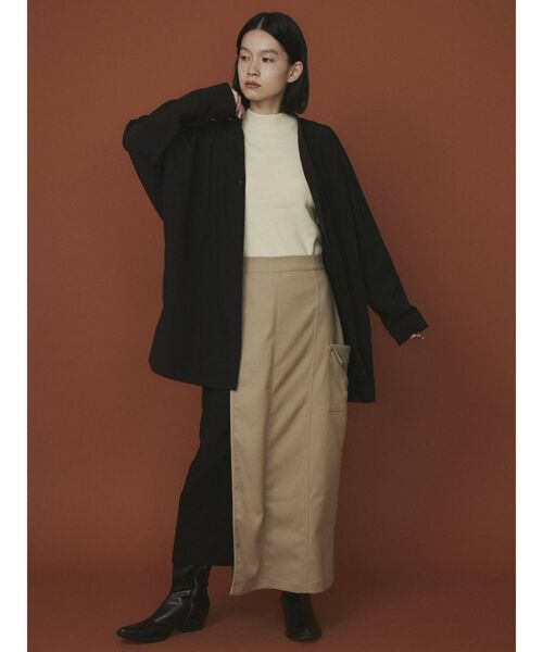 COTORICA（コトリカ）の「スキッパードルマンルーズシャツ（シャツ/ブラウス・レディース・ブラック/パープル/オフホワイト・FREE）」の12枚目の写真