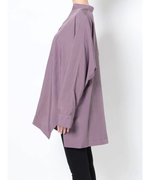 COTORICA（コトリカ）の「スキッパードルマンルーズシャツ（シャツ/ブラウス・レディース・ブラック/パープル/オフホワイト・FREE）」の16枚目の写真