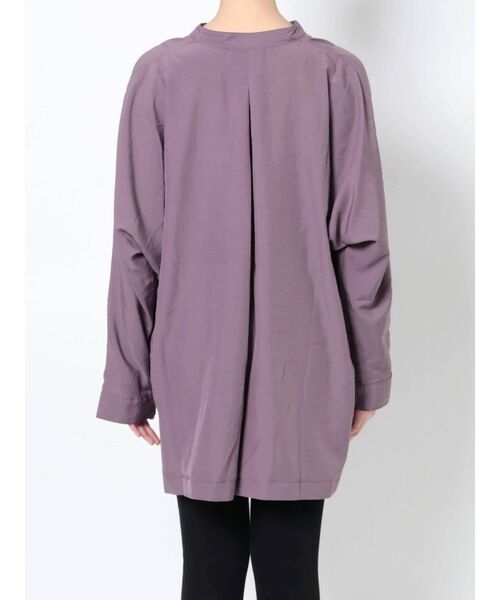 COTORICA（コトリカ）の「スキッパードルマンルーズシャツ（シャツ/ブラウス・レディース・ブラック/パープル/オフホワイト・FREE）」の17枚目の写真