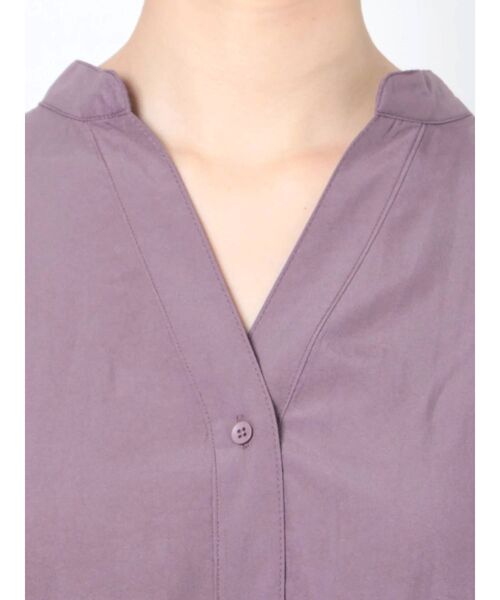 COTORICA（コトリカ）の「スキッパードルマンルーズシャツ（シャツ/ブラウス・レディース・ブラック/パープル/オフホワイト・FREE）」の18枚目の写真