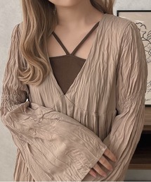 【apres jour clair】ホルターネックカップ付キャミ【ZOZOTOWN限定アイテム】