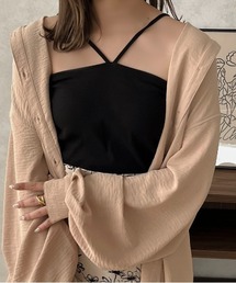 【apres jour clair】ホルターネックカップ付キャミ【ZOZOTOWN限定アイテム】
