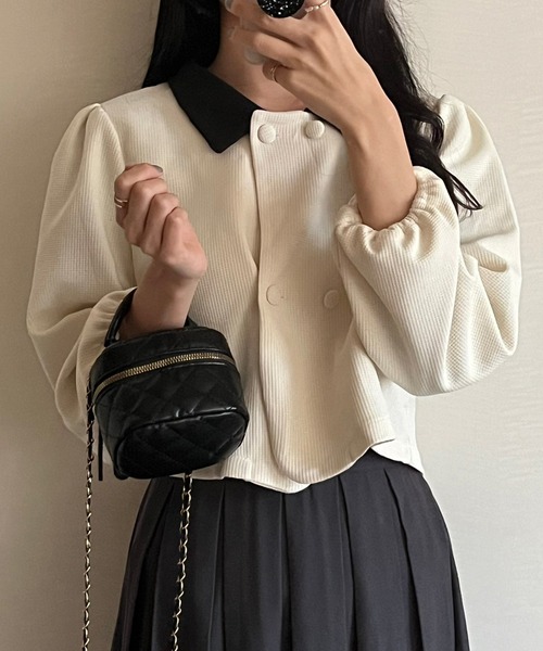cuorequal（クオレコール）の「2wayキルティングミニチェーンバッグ レディース（ショルダーバッグ・レディース・ブラック・SMALL/LARGE/FREE）」の17枚目の写真