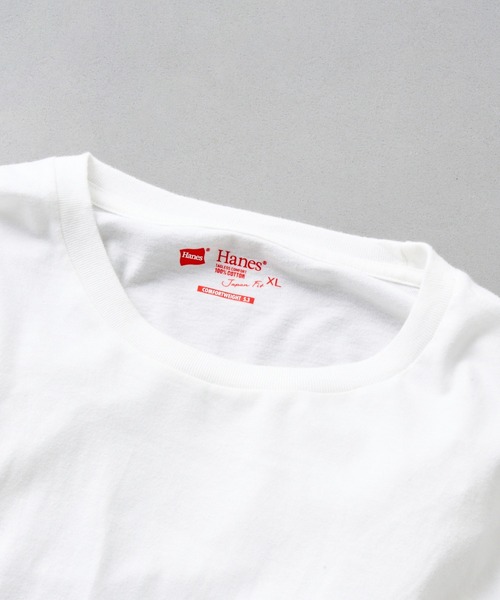 HANES(ヘインズ)の「【Hanes】2P Japan Fit クルーネックロングスリーブTシャツ H5440(Tシャツ/カットソー・メンズ・マルチ・XL/L/M)」の6枚目の写真