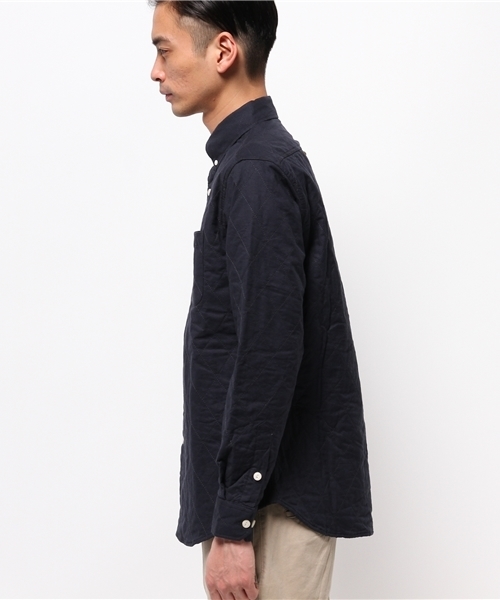OUTLET(アウトレット)の「【WHO'S WHO gallery】GGキルトシャツ(シャツ/ブラウス・メンズ・ネイビー/ホワイト・FREE)」の4枚目の写真