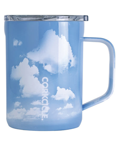 CORKCICLE（コークシクル）の「16oz/400ml COFFEE MUG フタ付きコーヒーマグ 保温保冷マグカップ DAYDREAM/NERO/WALNUT [CORKCICLE/コークシクル]（グラス/マグカップ/タンブラー・レディース・スカイブルー/ブラック/ブラウン・ONE SIZE）」の9枚目の写真