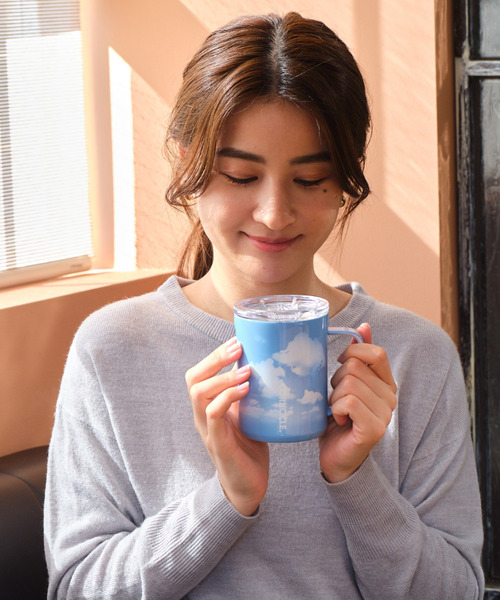 CORKCICLE（コークシクル）の「16oz/400ml COFFEE MUG フタ付きコーヒーマグ 保温保冷マグカップ DAYDREAM/NERO/WALNUT [CORKCICLE/コークシクル]（グラス/マグカップ/タンブラー・レディース・スカイブルー/ブラック/ブラウン・ONE SIZE）」の11枚目の写真